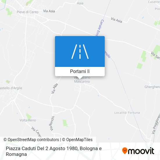 Mappa Piazza Caduti Del 2 Agosto 1980