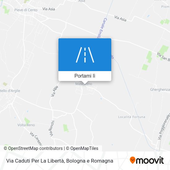 Mappa Via Caduti Per La Libertà