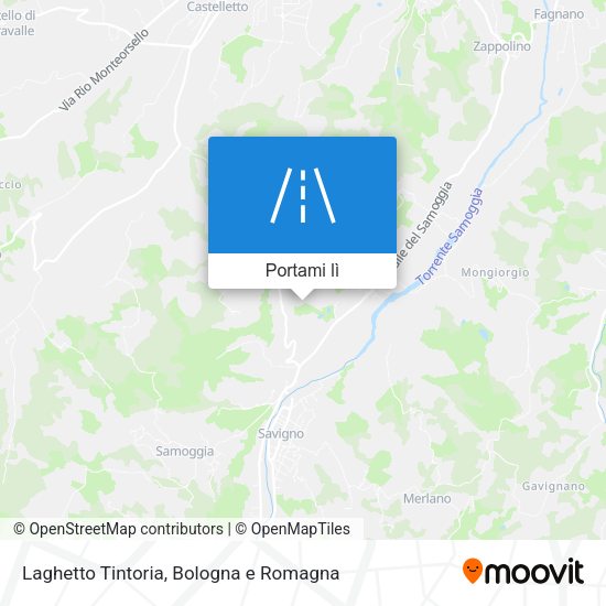 Mappa Laghetto Tintoria