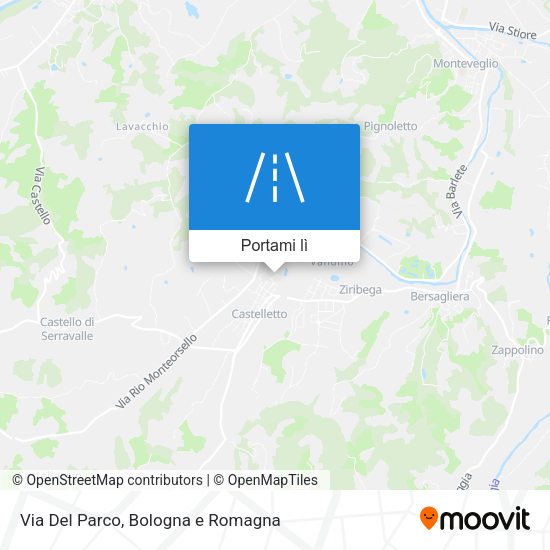 Mappa Via Del Parco