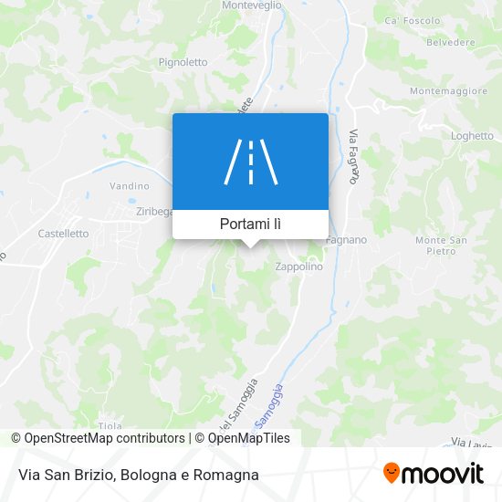 Mappa Via San Brizio