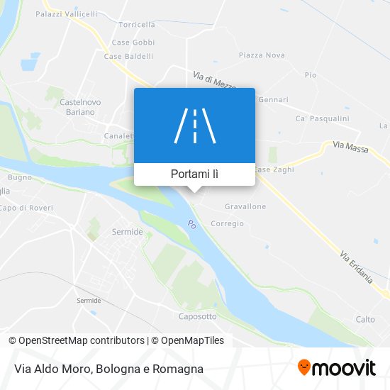 Mappa Via Aldo Moro