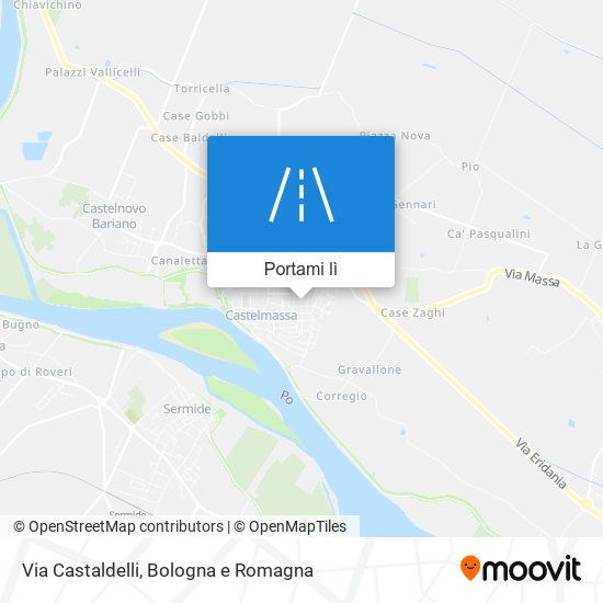 Mappa Via Castaldelli