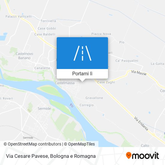 Mappa Via Cesare Pavese