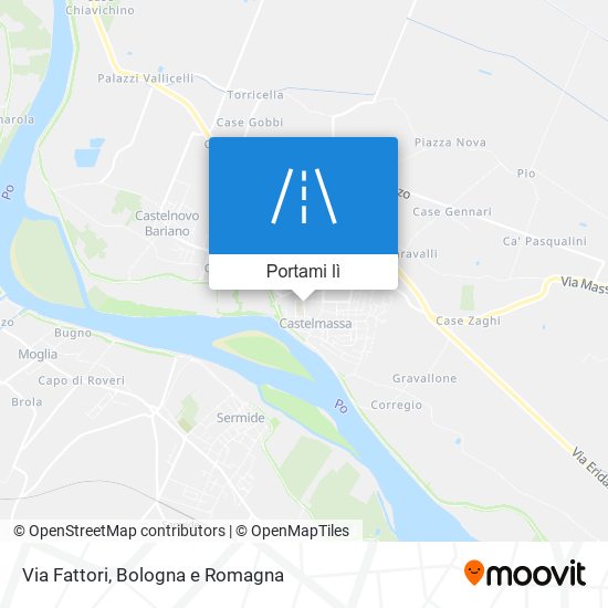 Mappa Via Fattori