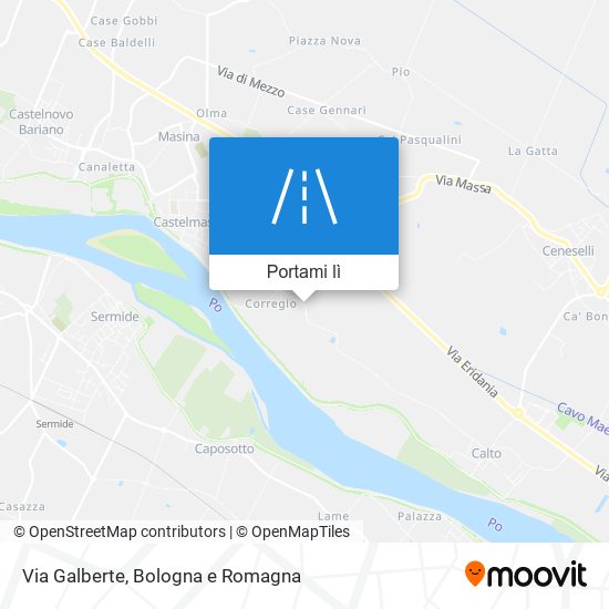 Mappa Via Galberte
