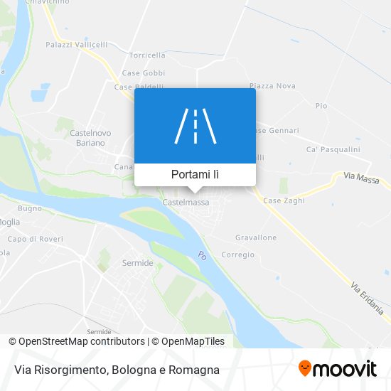 Mappa Via Risorgimento