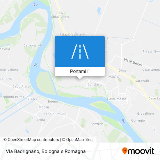 Mappa Via Badrignano