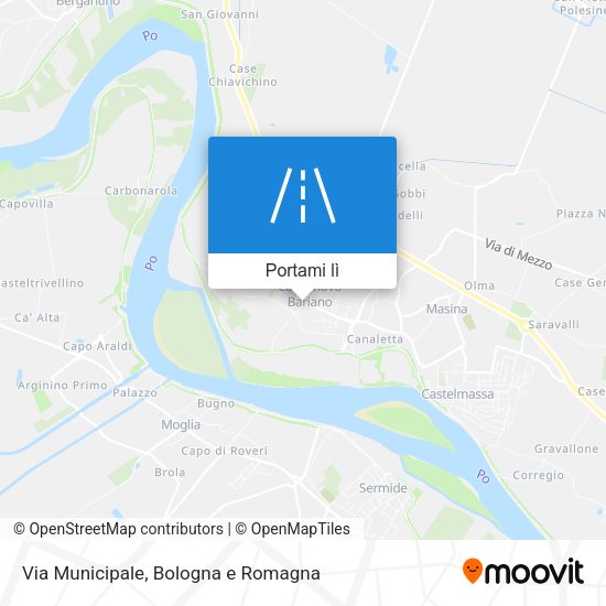 Mappa Via Municipale