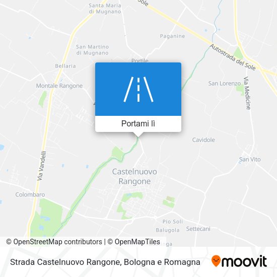 Mappa Strada Castelnuovo Rangone