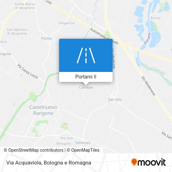 Mappa Via Acquaviola