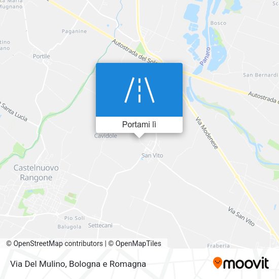 Mappa Via Del Mulino