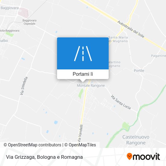 Mappa Via Grizzaga