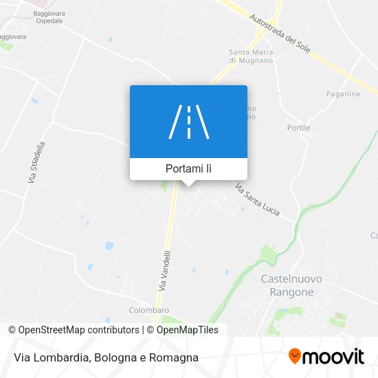 Mappa Via Lombardia