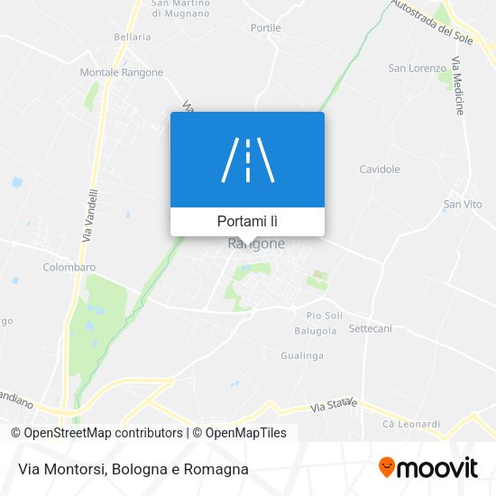 Mappa Via Montorsi