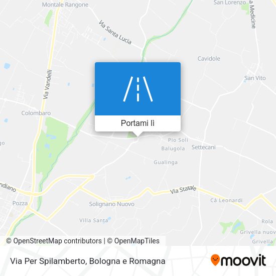 Mappa Via Per Spilamberto