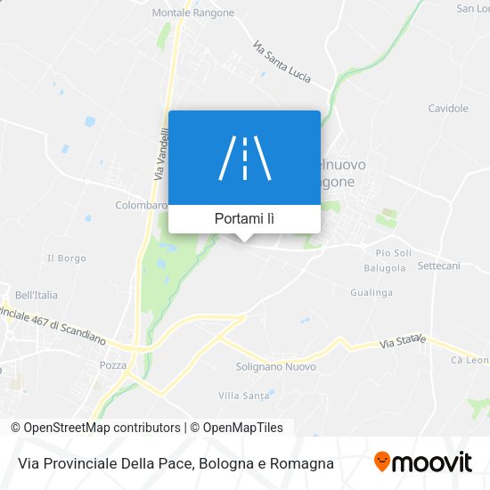 Mappa Via Provinciale Della Pace