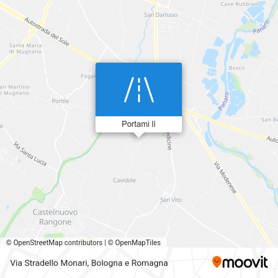 Mappa Via Stradello Monari