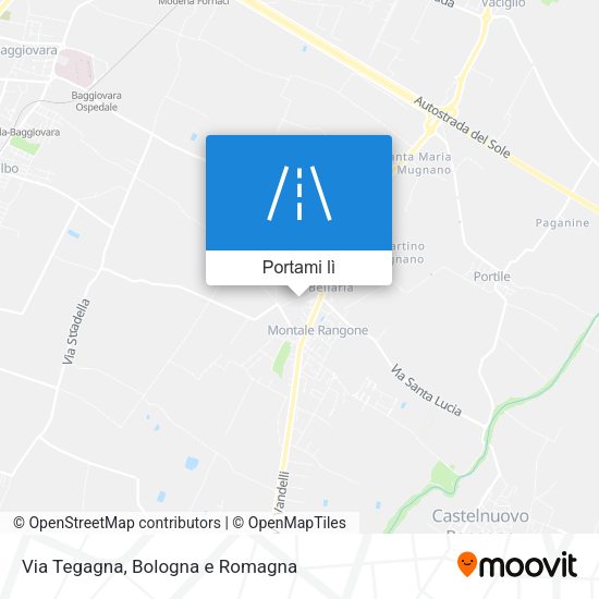 Mappa Via Tegagna
