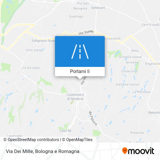 Mappa Via Dei Mille