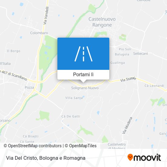 Mappa Via Del Cristo