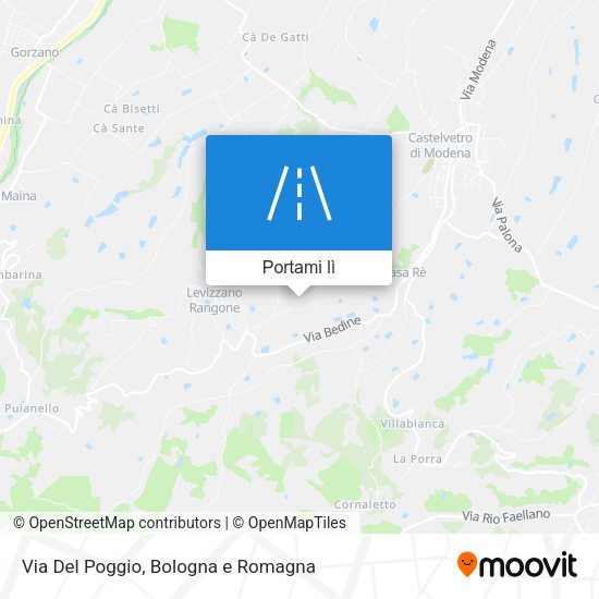 Mappa Via Del Poggio