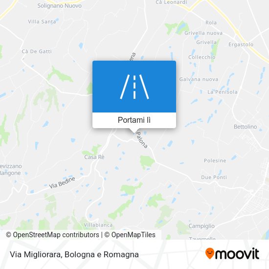 Mappa Via Migliorara