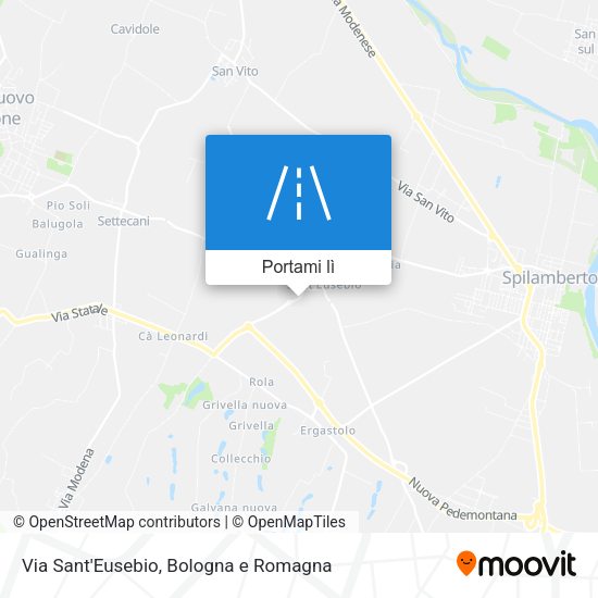 Mappa Via Sant'Eusebio