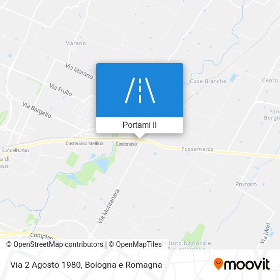Mappa Via 2 Agosto 1980