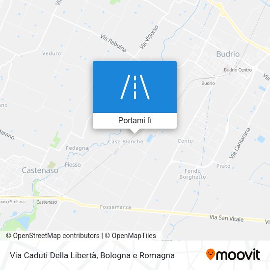 Mappa Via Caduti Della Libertà