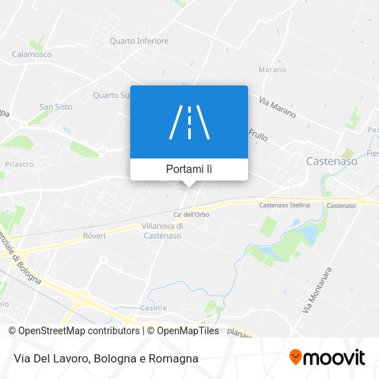 Mappa Via Del Lavoro