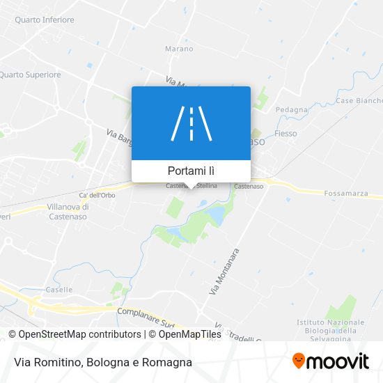 Mappa Via Romitino
