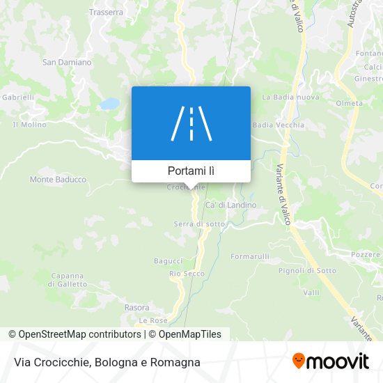 Mappa Via Crocicchie