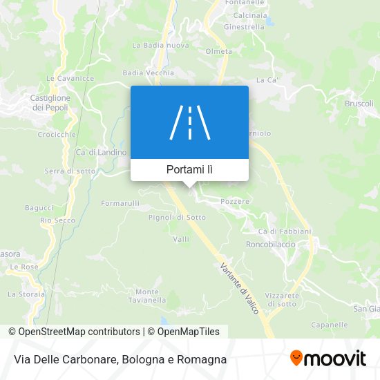 Mappa Via Delle Carbonare