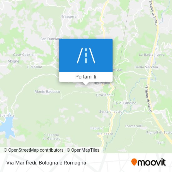 Mappa Via Manfredi