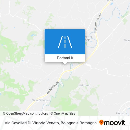 Mappa Via Cavalieri Di Vittorio Veneto