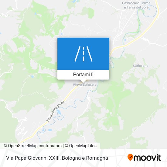 Mappa Via Papa Giovanni XXIII