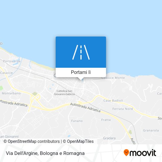 Mappa Via Dell'Argine