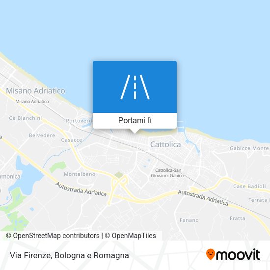 Mappa Via Firenze