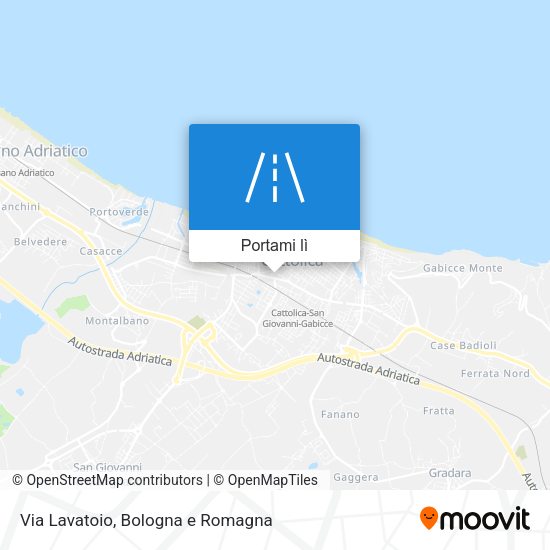 Mappa Via Lavatoio