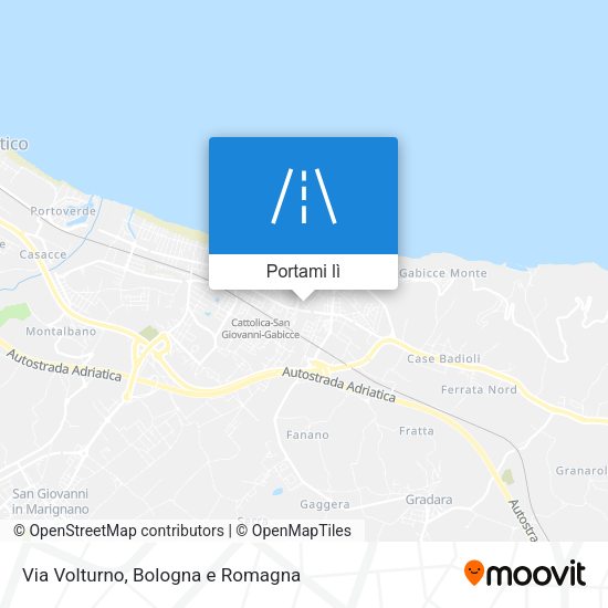 Mappa Via Volturno