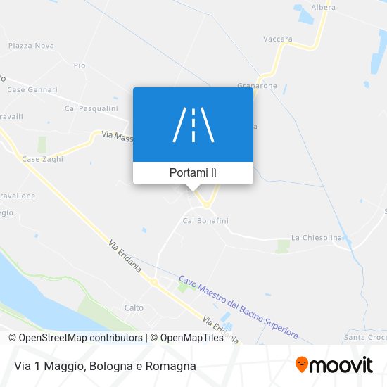 Mappa Via 1 Maggio