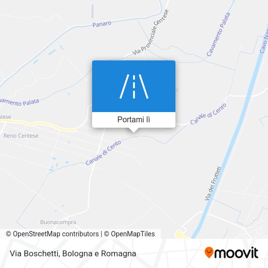 Mappa Via Boschetti