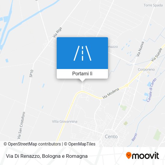 Mappa Via Di Renazzo