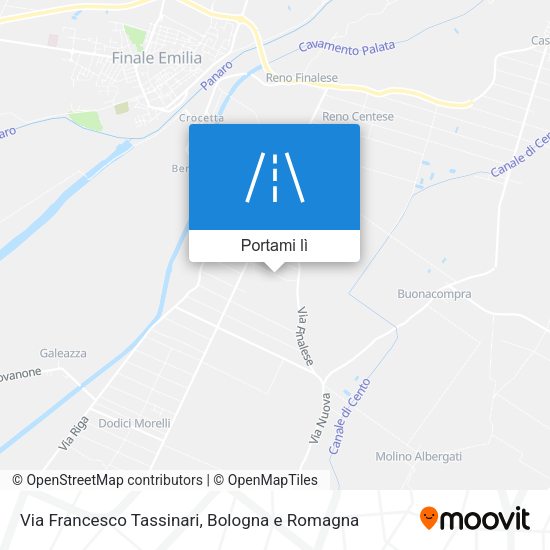 Mappa Via Francesco Tassinari