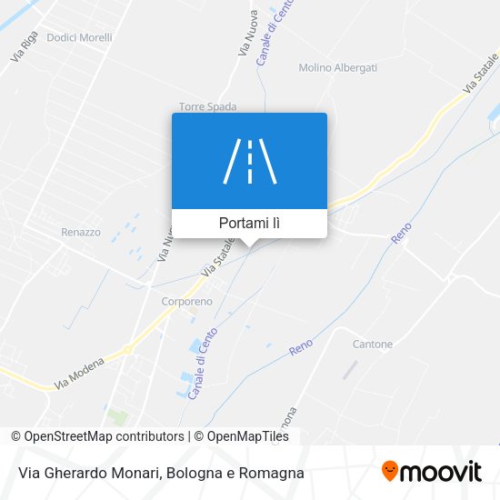Mappa Via Gherardo Monari