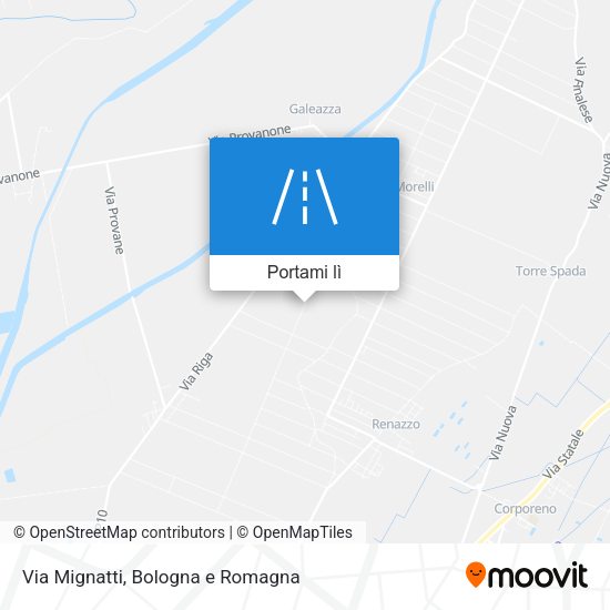 Mappa Via Mignatti