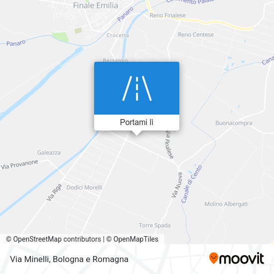 Mappa Via Minelli
