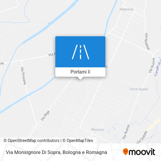 Mappa Via Monsignore Di Sopra