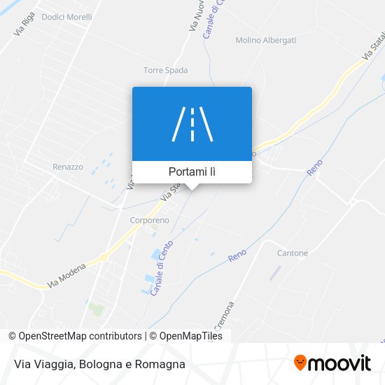 Mappa Via Viaggia